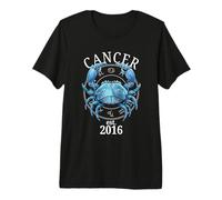 Cancro Zodiacale Nato nel 2016 Maglietta Premium