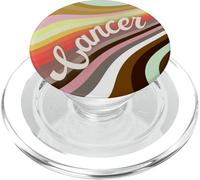 Cancro Zodiaco Retro Onde Astrologia Segno Vintage Colori PopSockets PopGrip per MagSafe