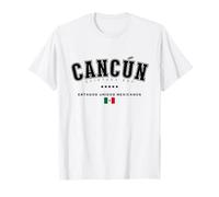 Cancún Estados Unidos Mexicanos Bandiera messicana Messico Cancún Maglietta
