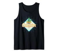 Cancun Messico Dancing Cactus Souvenir Vintage di Tequila Canotta
