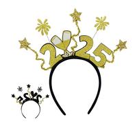 Canda di Capodanno - Photo Props Festival Chieno, 2025 Feste per la testa, lettera di sequestri Golden Letter - Happy New Year Photo Props, Cosplay Feste per la testa per gli amici Famiglia