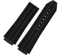 Canda di guardia in gomma in silicone nero 25x19mm 25x17mm per cinghia di per big bang orologio per orologio farfalla struggine braccialetti di braccialetto