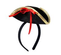 Canda Per La Testa Di Cappello Pirata Per Bambini - Ampia Gamma Di Applicazioni | Chieno A Cappello A Cilindro Pirata Halloween | Copricapo Leggero E Alla Moda Per Balli Per Le Vacanze In Costume Da P