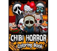 Candace Thomas Chibi Horror coloring book (Tascabile)