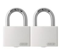 Candado aluminio MyLock 40mm Blanco (Confezione da 2)