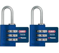 Candado combinación aluminio 20mm azul (Confezione da 2)