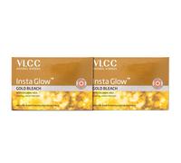 Candeggina VLCC Insta Glow Gold - 60 g x 2 (confezione da 2) | con bagliore c...