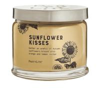 Candela 3 stoppini nettare arancione e limone - PartyLite - Sunflower Kisses