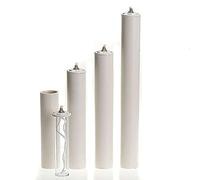 Candela a cera liquida con cartuccia diam. 5 cm, 20 cm (7.88 inc.)