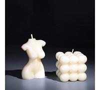 Candela a forma di nodo a bolle, candele decorative a forma di nodo, candele estetiche intrecciate, candele per aromaterapia in cera di soia, decorazione per la casa, candela in barattolo con corpo a