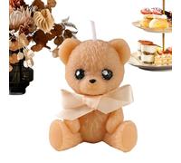 Candela a forma di orso | aromatica estetica naturale decorativa - per feste di bambini | per comodino, angoli, salotti, scrivanie, tavoli, uso quotidiano interno, feste e uffici