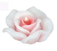 CANDELA A FORMA DI ROSA CANDELA DA TAVOLO E DI ARREDAMENTO