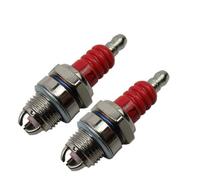 Candela a tre poli L7T 2 tempi adatta for elettrodi for motosega, spazzola, motore CU 2500 3800 4500 5200(2pcs red)