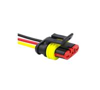 Candela accensione Connettore automobilistico AMP a 3 pin | Candele di accensione per auto Disconnessione rapida cavo con presa maschio femmina 18AWG