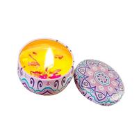 Candela Aromaterapia - Candele Profumate Regali Per Le Donne | Candela Di Cera Di Soia 80g | Set Di Candele Profumate Di Aromaterapia Antistress | Regalo Di Candele Profumate Di Fiori Secchi