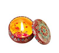 Candela Aromaterapia - Candele Profumate Regali Per Le Donne | Candela Di Cera Di Soia 80g | Set Di Candele Profumate Di Aromaterapia Antistress | Regalo Di Candele Profumate Di Fiori Secchi