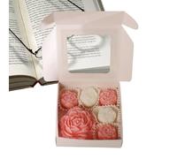 Candela Aromaterapica | 6 Pezzi Fragranza Romantica e di Lunga Durata,di Soia per Aromaterapia e Festività - Decorazione Casa per Compleanno Matrimonio San Regalo Mamma Moglie