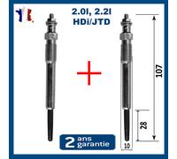Prechauffage Candela per Berlingo Jumper Jumpy Xsara 2.0 HDI 90Ch 110Ch