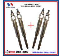 4 Candele Di Pre Riscaldamento Berlingo C15 Jumpy Xsara 1.9D DW8 DW8B Diesel