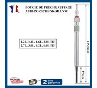 Volkswagen Candela di preriscaldamento per Audi A1 1.4 TDI A3 1.6 TDI A4 A5 A6 TT Q3 Q5 2.0 TDI PD