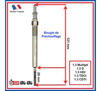 Candela Candelette Pinze per Ford Ka 1.3 TDCI - 1724842 BS516M090AA