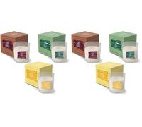 Candela cera vegetale vegana in bicchiere con astuccio Odor Block - Original- Cereria di Giorgio (Confezione da 2)