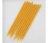 Candela con cera d'api 13 mm alta 35 cm 45 grammi circa pacco candele cera d'api