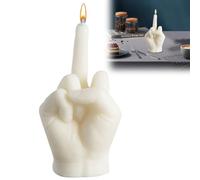 Candela con dito medio, candele profumate da donna, candele profumate in cera di soia naturale, candela maleducata, idea regalo per dita medie, oggetti fantastici per la decorazione della stanza degli