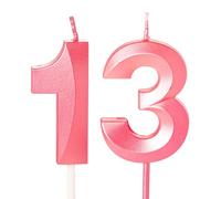 Candela con numero rosa, candele di compleanno per torta, candele di buon compleanno, candele per torta di compleanno, decorazioni per torte per bambini, ragazzi, matrimoni, azienda, anniversario,