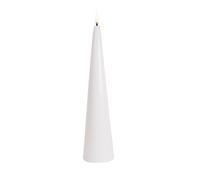 Candela Conica a LED Uyuni Lighting 6,8X30CM Nordic White - UL-CO-NW07030