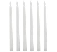 Candela Conica un Led da 6 Pezzi per Cena, Sfarfallio I7104