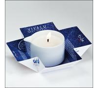 CANDELA DA MASSAGGIO Burro di KARITE' e PERLE Pelle Luminosa, Candela cosmetica