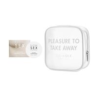 Candela da massaggio erotico - Con oli naturali e vegani - Senza cera - Al profumo di cocco - Massaggio completo - 50g con valigetta da viaggio