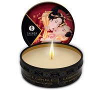 Candela da Massaggio Erotico Shunga Mini Caress - Fragole e Cava 30 ml