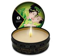 Candela da Massaggio Shunga Mini Caress - Tè Verde, 30 ml