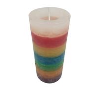 CANDELA DEI POTERI. Candela delle 7 porte della spiritualità. Connettiti con i 7 chakra. Rituale delle candele a sette energie. Connettiti con la tua energia vitale. Realizzato da artigiani in Spagna.