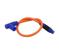 Candela della bobina di accensione da 8,8 mm con gomma di potenza Adatto a vari modelli di motociclette(Orange)