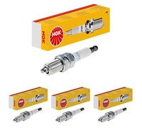 Candela di accensione NGK BCPR6ES-11, 7121 | Yellow Box | 1 pezzo (Confezione da 4)