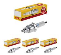 Candela di accensione NGK BPR4HS, 7823 | Yellow Box | 1 pezzo (Confezione da 4)