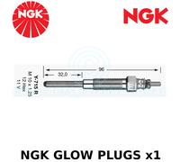 Candela Di Accensione Ngk - Per Toyota Land Cruiser _J7_ Suv 2.4 Td (1985-90)