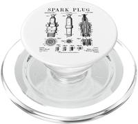 Candela di accensione per auto, moto, meccanico, vintage, brevetto PopSockets PopGrip per MagSafe