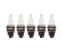 Candela di accensione universale a 3 elettrodi L7T compatibile con mini motocross a 2 tempi, ATV, scooter, moto da, ciclomotore, mini moto, mini moto da(5pcs)