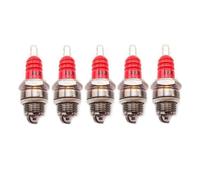 Candela di accensione universale L7T rossa compatibile con scooter Goped da 47 cc e 49 cc, mini ATV, quad, mini quad, fuoristrada, motocicletta.(5pcs)