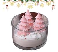Candela di aromaterapia di Natale decorazione di candela di tè aromaterapia per Natale meditazione yoga candela tea rilassante decorazione stagionale per bagno ufficio