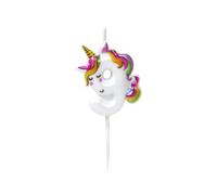 Candela di Compleanno unicorno numero da 0 a 9 - Numero 9 - Decorazione di Torta di Buon Compleanno per Festa di Compleanno 6cm