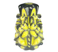 Candela di Design Fatta a Mano, Candela Decorativa Inodore Ø6.5 x h15 cm, Candela Cilindrica a Combustione Lunga 56 ore, Stoppini in Cotone Senza Fumo, Decorazione Domestica Ideale e Regalo Versatile