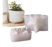 Candela di Natale, per festivi in resina per, sapone, cera aromatica con funzione artigianale creativa, stampo per decori per la casa per le vacanze per progetti artistici fai