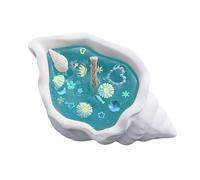 Candela di Soia a Forma di Conchiglia - Fatta a Mano in Legno di Sandalo per Decorazioni per la Casa a Lunga Durata per Compleanno