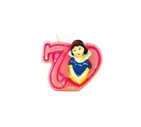 Candela Disney Principesse per Compleanno Candeline Numeri (Numero 7)