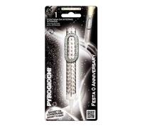 Candela fontana pirotecnica per torte Pyrogiochi numero 0 strass